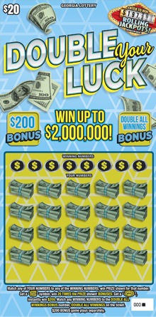 DOUBLE Your LUCK ticket